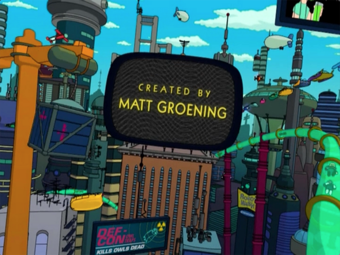 Futurama opening title sequence 2