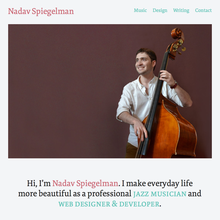Nadav Spiegelman personal site