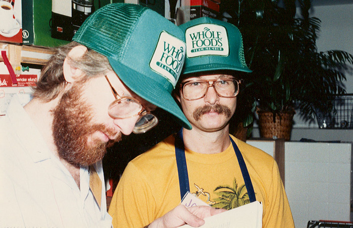 David Matthis and John Mackey for Houston's Shepherd opening, 1984.