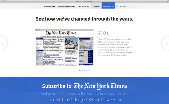 NYTimes.com Redesign Announcement 3