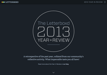 Letterboxd 2013 Year in Review