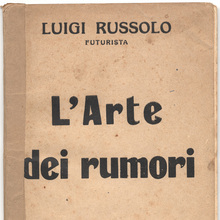 <cite>L’Arte dei rumori</cite> (The art of noises)