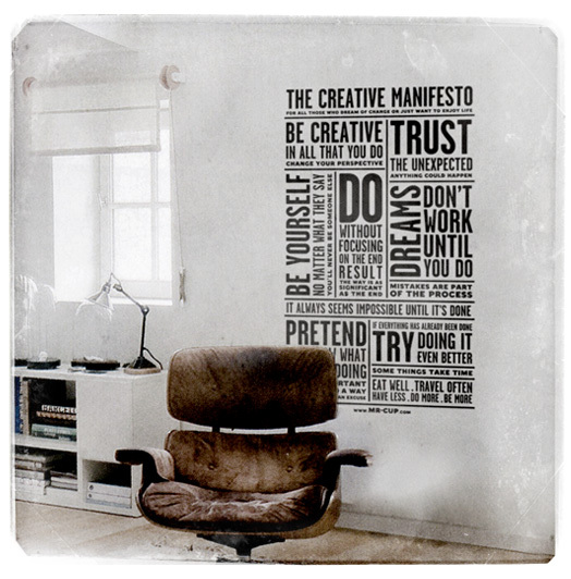 The Creative Manifesto 1