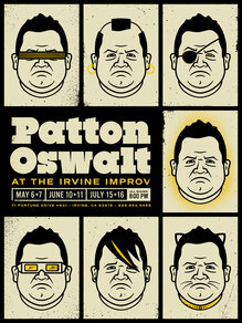 Patton Oswalt at the Irvine Improv poster