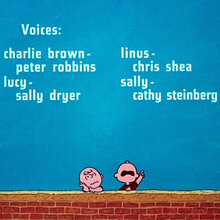 <cite>It’s the Great Pumpkin, Charlie Brown</cite> end credits