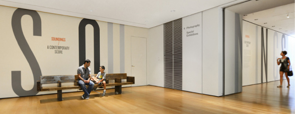 Soundings: A Contemporary Score title wall 1