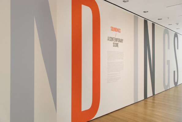 Soundings: A Contemporary Score title wall 7