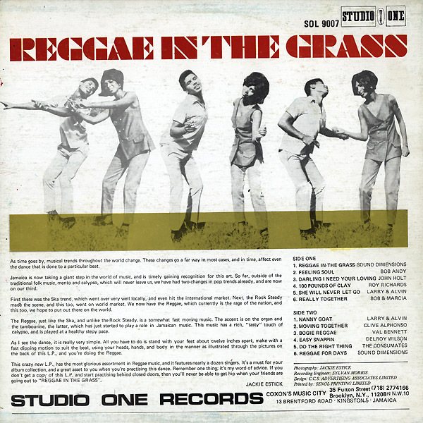 Reggae In The Grass compilation album cover 2