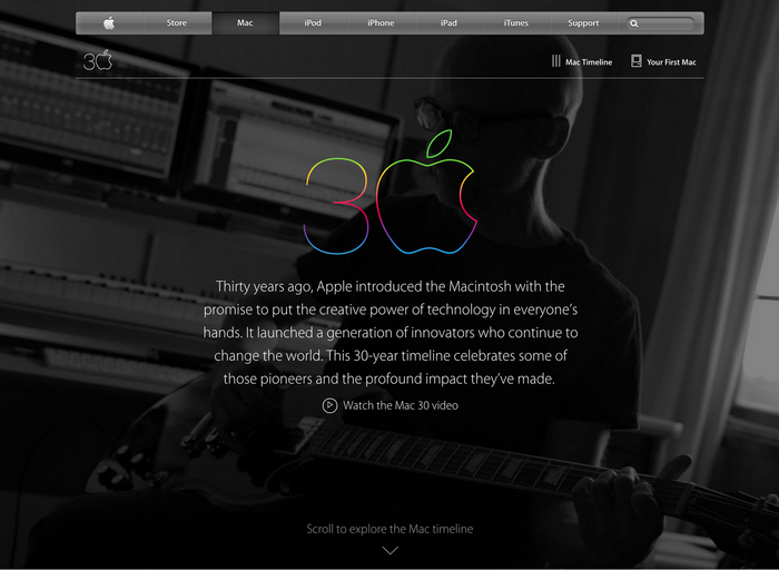 Thirty Years of Mac website 8