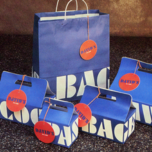 David’s Deli boxes and bag