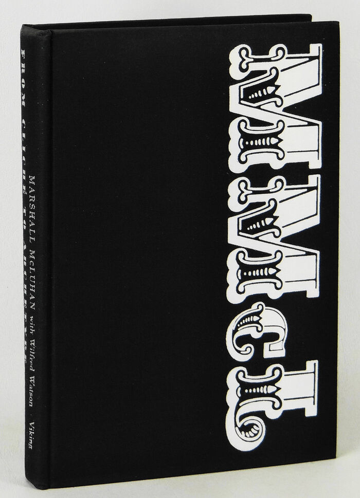 The book without its jacket feels decidedly more flamboyant than the cover, imprinted with large initials set in Circus (minus a few usual flourishes from the upper half of the letters).