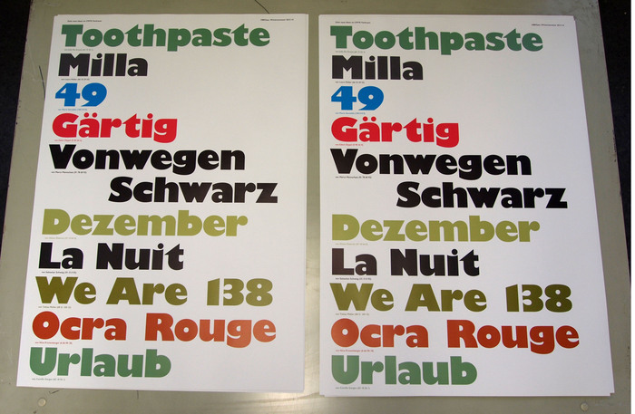 Zehn neue Ideen im CMYK Farbraum