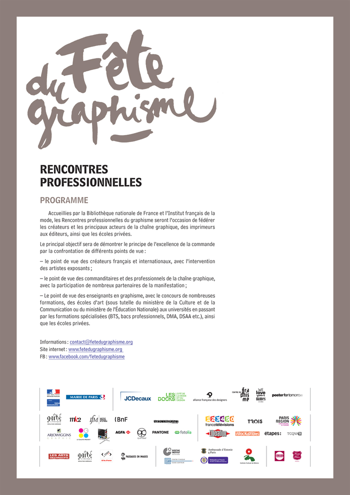 Fête du Graphisme design festival 3