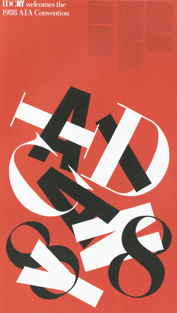 IDCNY Welcomes the 1988 AIA Convention