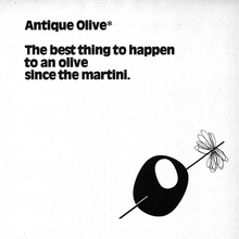 Mergenthaler Linotype ad for Antique Olive