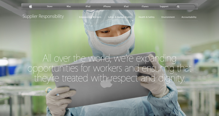 Apple Supplier Responsibility Website 3