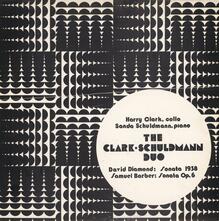 The Clark-Schuldmann Duo – <cite>David Diamond: Sonata 1938/Barber: Sonata Op.6</cite>