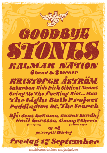“Goodbye Stones” poster