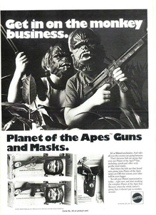 <cite>Planet of the Apes</cite> guns and masks