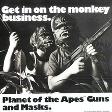 <cite>Planet of the Apes</cite> guns and masks