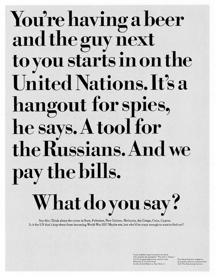 United States Committee for the UN ad