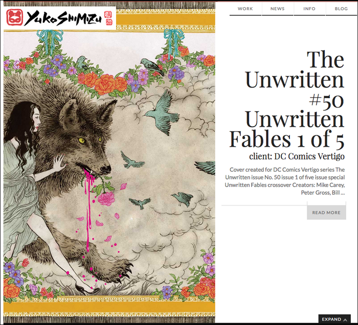 Yuko Shimizu website 3