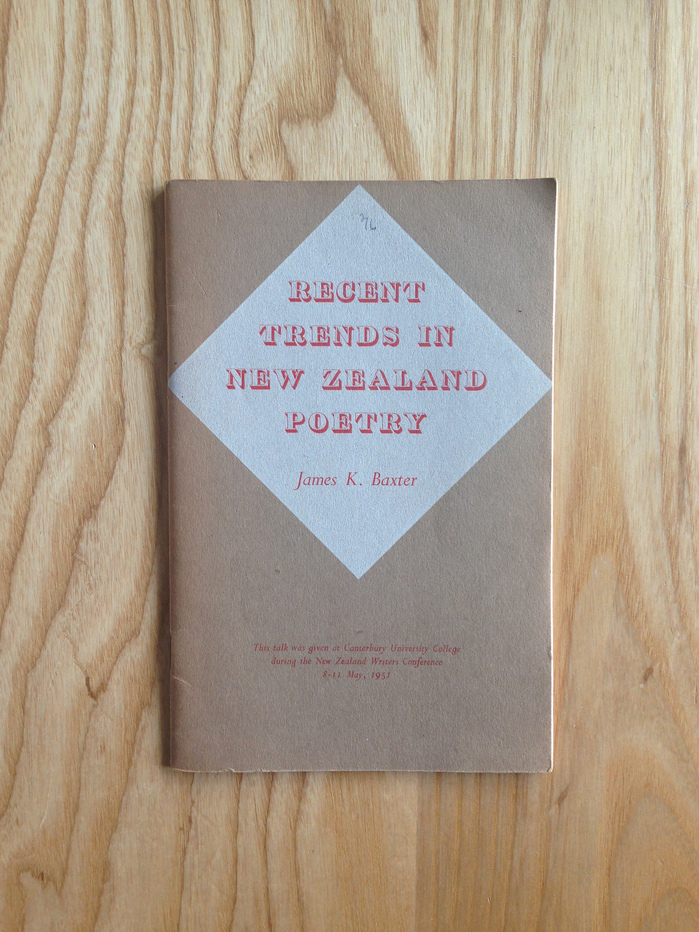 Recent Trends in New Zealand Poetry