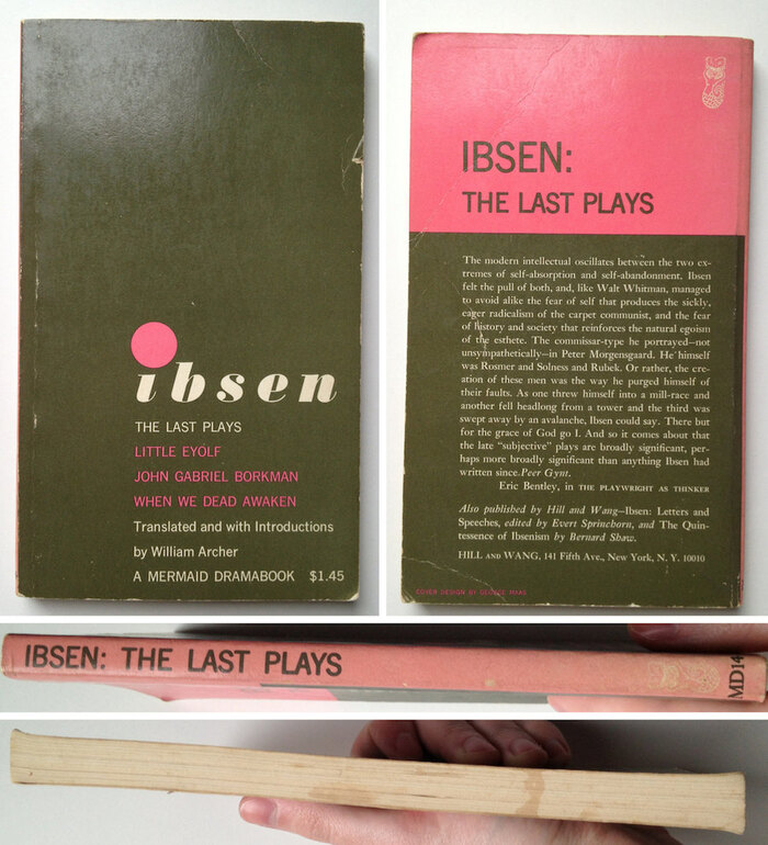 Ibsen: The Last Plays 1