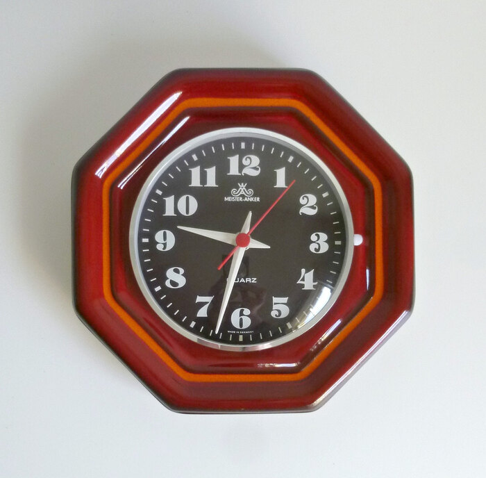Meister-Anker wall clock, circa 1975