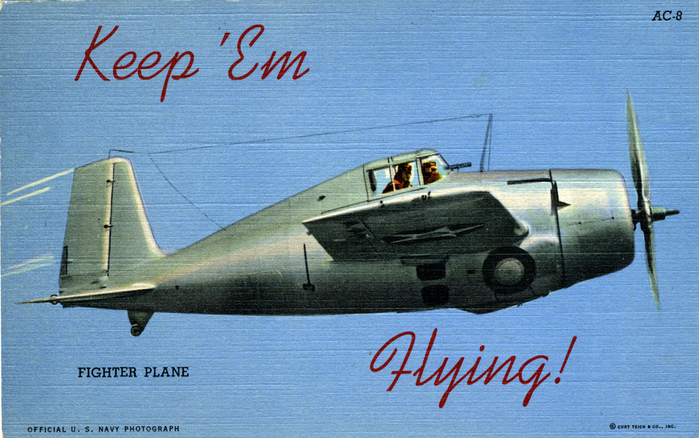 “Keep ’Em Flying” US Air Corps postcards 1