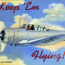 “Keep ’Em Flying” US Air Corps postcards