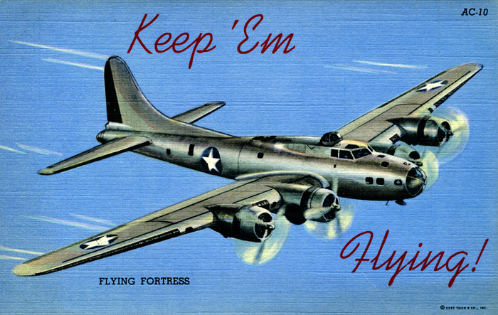 “Keep ’Em Flying” US Air Corps postcards 5
