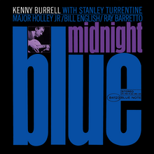 Kenny Burrell – <cite>Midnight Blue</cite> album art