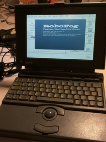 RoboFog on a PowerBook 180