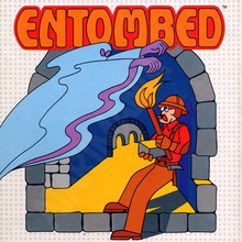 <span><cite>Entombed</cite> Atari 2600 game packaging</span>