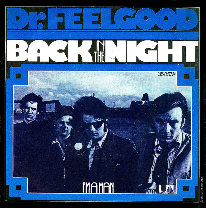 Dr. Feelgood – “Back In The Night” / “I’m A Man” German single cover