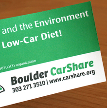 Boulder CarShare promotion