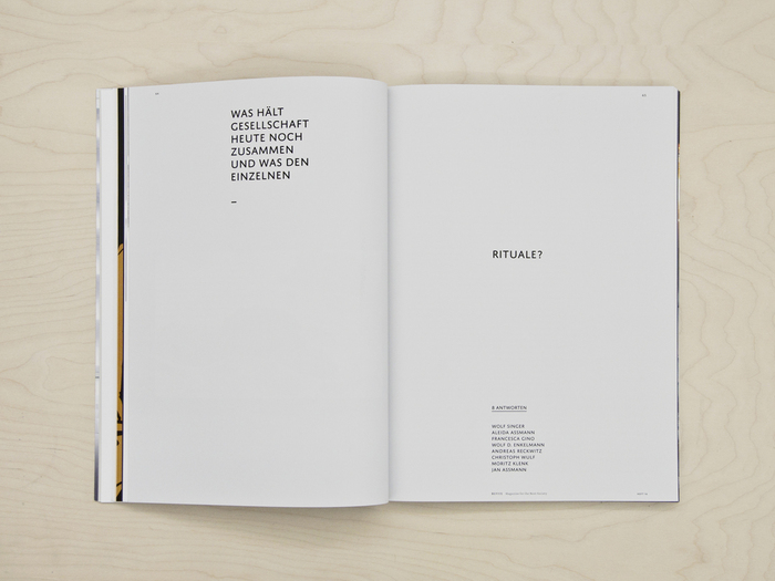 Revue #14, “Rituale” 10