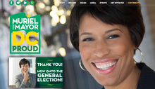 Muriel Bowser Campaign Website