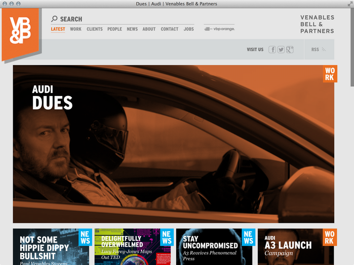 Venables Bell & Partners website 8