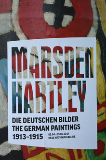 <cite>Marsden Hartley: The German paintings 1913–1915</cite> at Neue Nationalgalerie