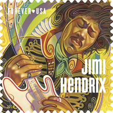 <cite>Jimi Hendrix</cite> Forever® US postage stamp