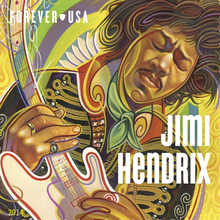 <cite>Jimi Hendrix</cite> Forever® US postage stamp