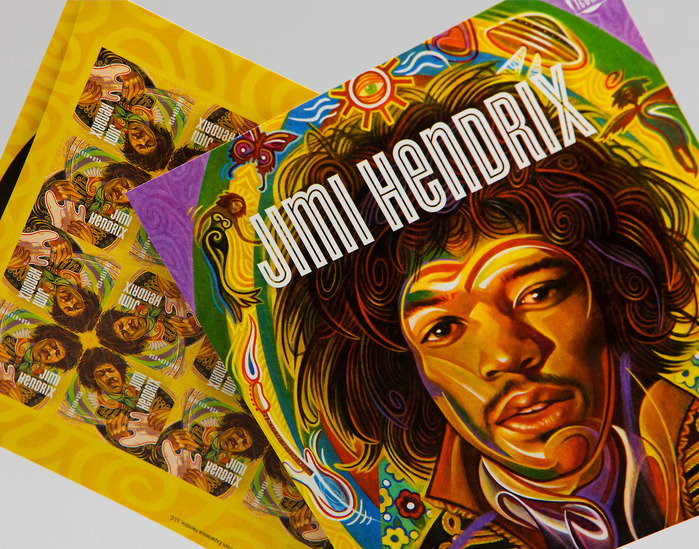 Jimi Hendrix Forever® US postage stamp 3