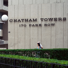 Chatham Towers sign