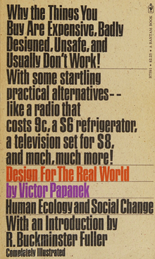 <cite>Design for the Real World</cite> by Victor Papanek