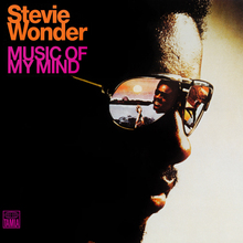 Stevie Wonder – <cite>Music of my Mind</cite> album art