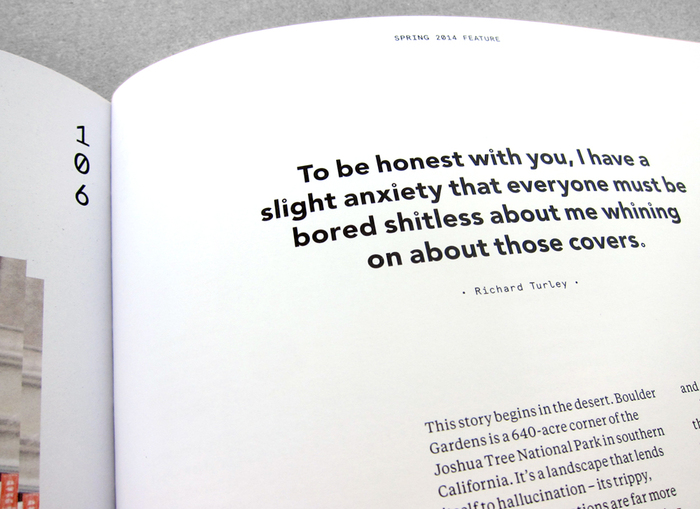 Printed Pages, Spring 2014 2