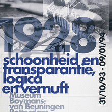 Exhibition Posters for Museum Boymans-van Beuningen, 1989–1994