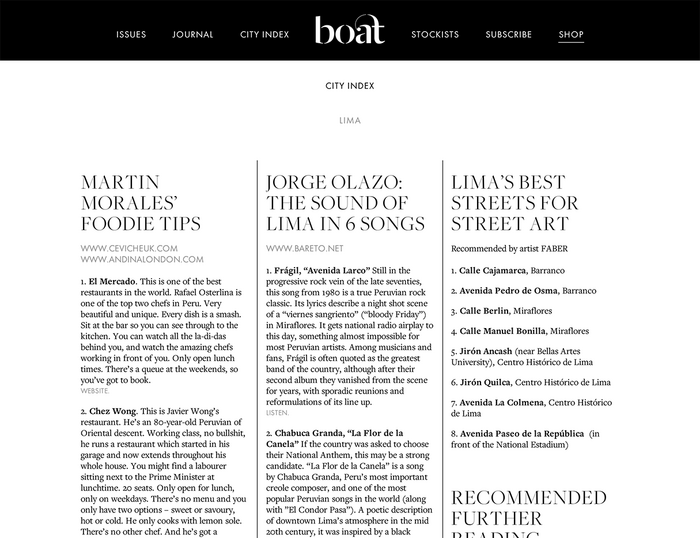 Boat Magazine Website 1